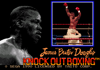 James 'Buster' Douglas Knockout Boxing