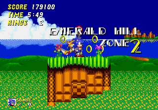 Homing attack and jumpdash in Sonic 2
