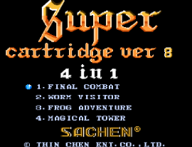 Super Cartridge Ver 8 - 4 in 1