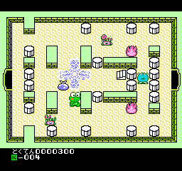 Keroppi to Keroriinu no Splash Bomb!