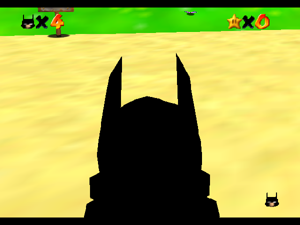 Batman Luigi 64 Playable